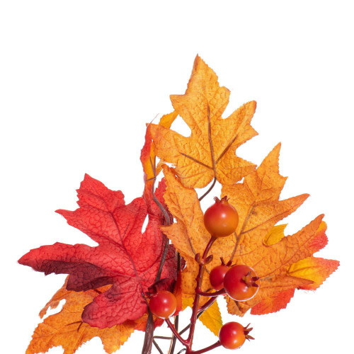 Vickerman 72" Fall Red Maple Leaf Garland 