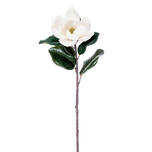  Vickerman 28" Artificial Magnolia Flower Leaves Spray 