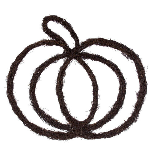  Vickerman 24"H x 24"W Pumpkin Outline Wreath 