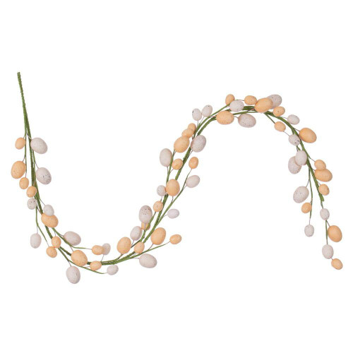  Vickerman Artificial Orange/Ivory Easter Eggs Series 