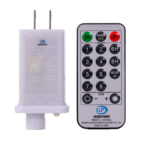  Vickerman 8F Remote Control and ETL Memory Adapter for use with Vickerman 8F Snake and Cherry Light Sets 