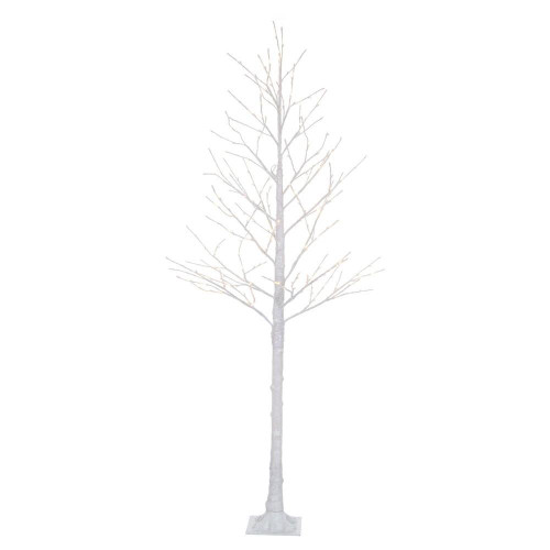 Vickerman White Icy Twig Tree LED Outdoor WW 