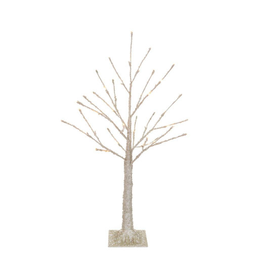 Vickerman Champagne Icy Sugar Glitter Twig Tree WW LED 