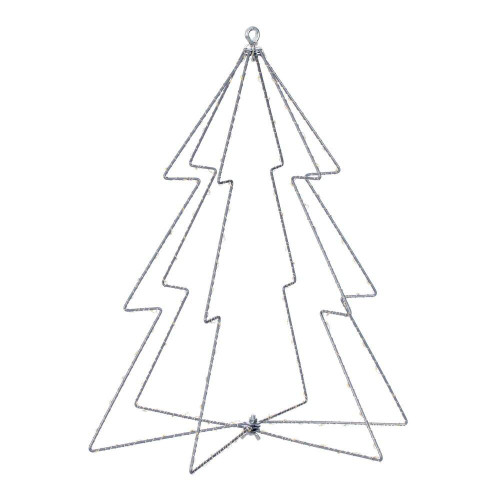  Vickerman Warm White LED Tree Wire Silhouette 