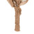  Vickerman Natural Botanicals 19 inch  Bleached Palm Assorted Bouquet. It includes: one bleached sun palm, two bleached sun spears, four sola scrape skin cone stems, three lilies on stems, two mahogany pods on stems, and one bleached palm cap. The bou 