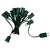 Vickerman Vickerman 100 foot C9 Socket String with 100 C9 Sockets on 18 Gauge SPT1 Red Wire, Fused Plug