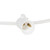 Vickerman Vickerman 50 foot C9 Socket String with 50 C9 Sockets on SPT1 18 Gauge White Wire