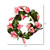 Vickerman 22 inch Artificial Dark Pink Magnolia Wreath