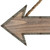 Vickerman 22 inch Rustic Arrow with Rope Hanger This arrow features a wood body with a metal edge and a jute rope hanger This arrow is the perfect wall decor that can incorporate into modern and rustic decor It measures 22 inch L x 6.75 inch H