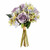 Vickerman 12 inch Artificial Violet Hydrangea and Rose Bouquet