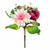Vickerman 14 inch Artificial Mixed Fall Peony Hydrangea Bush