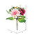 Vickerman 14 inch Artificial Mixed Fall Peony Hydrangea Bush
