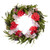 Vickerman 22 inch Artificial Light Pink and Coral Mixed Floral Wreath