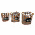 Vickerman 10 inch Wire Chalkboard Oval Basket Set/3 These baskets feature a square chalkboard panel on the front for continuous customization Chalk is not included Includes 3 baskets which measure S 8 inch L X 5.75 inch W X 7 inch H, M 9.5