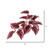 Vickerman Artificial Red Begonia Hanging Bush