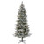  Vickerman Slim Flocked Kiana Pine Artificial Christmas Tree 