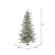 Vickerman Flocked Sierra Fir Slim Artificial Christmas Tree