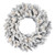 Vickerman Artificial Frosted Silver Wreath Wreath
