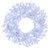 Vickerman Flocked White Artificial Wreath