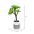 Vickerman 15 inch Artificial Succulent, Ceramic Pot