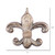 Vickerman 7.3 Antique Fleur-de-lis Christmas Ornament
