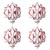 Vickerman Brushed Ball Ornament 4/Pk