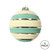 Vickerman 4 Horizontal Stripe Pastel Ball Ornament