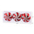 Vickerman Candy Cane Flat Ball Ornament