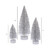 Vickerman Glitter Tree Set Tabletop Artificial Christmas Tree