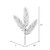 Vickerman 21 Glitter Feather Fern Aritificial Christmas Spray