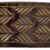  Vickerman 4" x 10yd Light Brown Holiday Pattern Wired Ribbon 