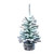  Vickerman Flocked Mini Pine Tabletop Artificial Christmas Tree 