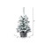  Vickerman Flocked Mini Pine Tabletop Artificial Christmas Tree 