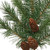 Vickerman Artificial Cheyenne Pine Spray with Pinecones Close Up 2