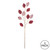  Vickerman 20" Glitter Plum Leaf Aritificial Christmas Spray 