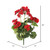  Vickerman 20" Artificial Geranium Bush, 4 per Pack 
