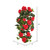  Vickerman Artificial Polyester Geranium Hanging Bush 