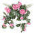  Vickerman Artificial Geranium Hanging Bush 