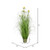  Vickerman Artificial Potted Artificial Grass and Daisies 