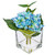  Vickerman Artificial Hydrangea in Cube 