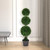  Vickerman Artificial Cedar Ball Topiary In Pot UV 
