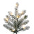  Vickerman Artificial Flocked Bavarian Pine Christmas Tree 