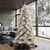  Vickerman Artificial Flocked Bavarian Pine Christmas Tree 