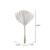  Vickerman Natural Botanicals 20" Palm Sun Stem, 12/Pk 