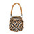  Vickerman Glass Jar in Woven Jute Handle 
