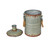 Vickerman Rustic Metal Container with Handles 