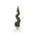  Vickerman Artificial Potted Green Rosemary Spiral Tree 
