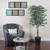  Vickerman 6' Artificial Variegated Ficus Tree 