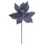  Vickerman 21.5 inch  Silver Poinsettia Stem, includes 6 pieces per bag. 