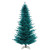  Vickerman 5.5 foot  x 42 inch  Aqua Tinsel Artificial Unlit Christmas Tree with Folding Metal Tree Stand 